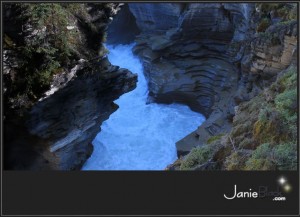 River gorge in Alberta Canada