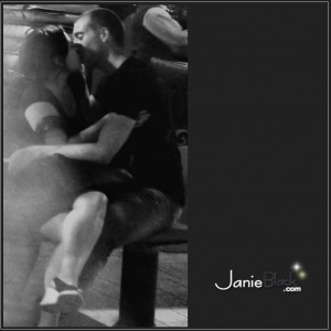 Streetscape - Steamy Kiss in Black & White