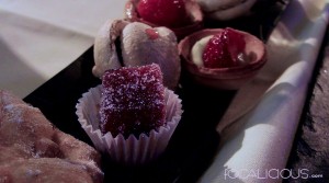 Strawberry Tart Mini Frosted Raspberry Gelee Puff Pastry Eclair