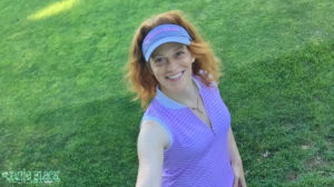 janie happier playing golf
